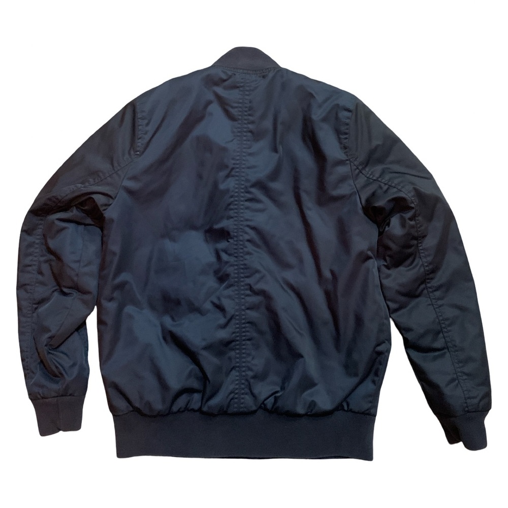Abercrombie & Fitch Jacket Womens Small Blue Navy Full Zip Bomber Ladies Casual - Picture 2 of 9